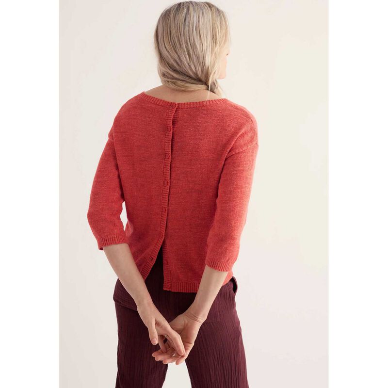 Seasalt Cornwall Knavock Jumper Plain Crab Claw image number 1